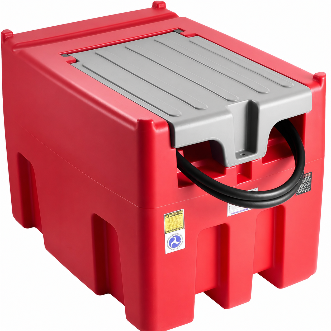 🔥 128-Gallon Portable Diesel Transfer Tank with 12V Pump, 10 GPM Fast Flow & 13.1ft Hose — Easy Fueling for Trucks, Farms & Jobsites