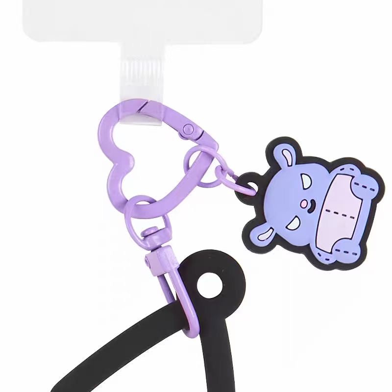 Sanrio Multi-ring Slicone Bracelet Phone Charm Wrist Strap