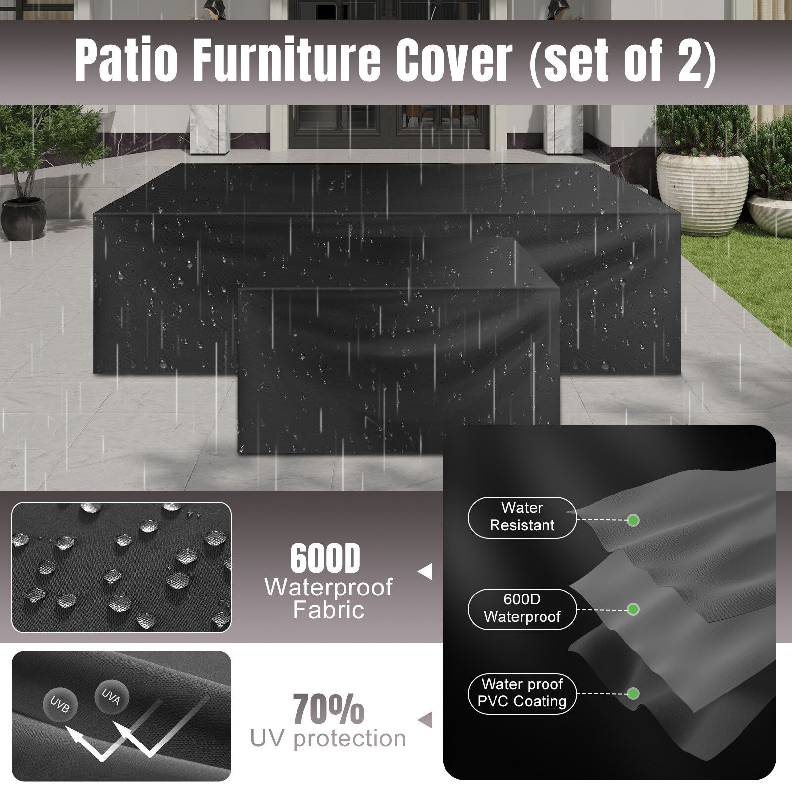 Patio Furniture Set , Outdoor Sectional Sofa Set