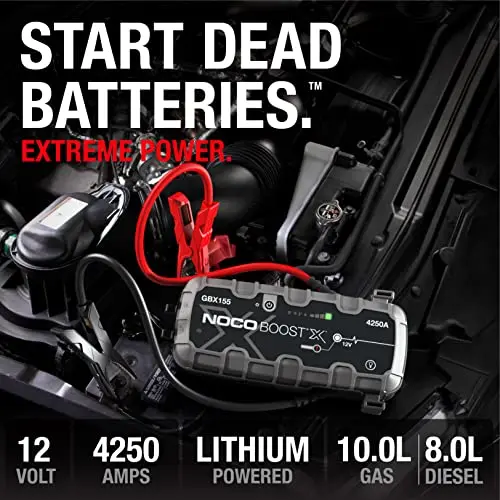 4250A Jump Starter for 10.0L Gasoline and 8.0L Diesel Engines