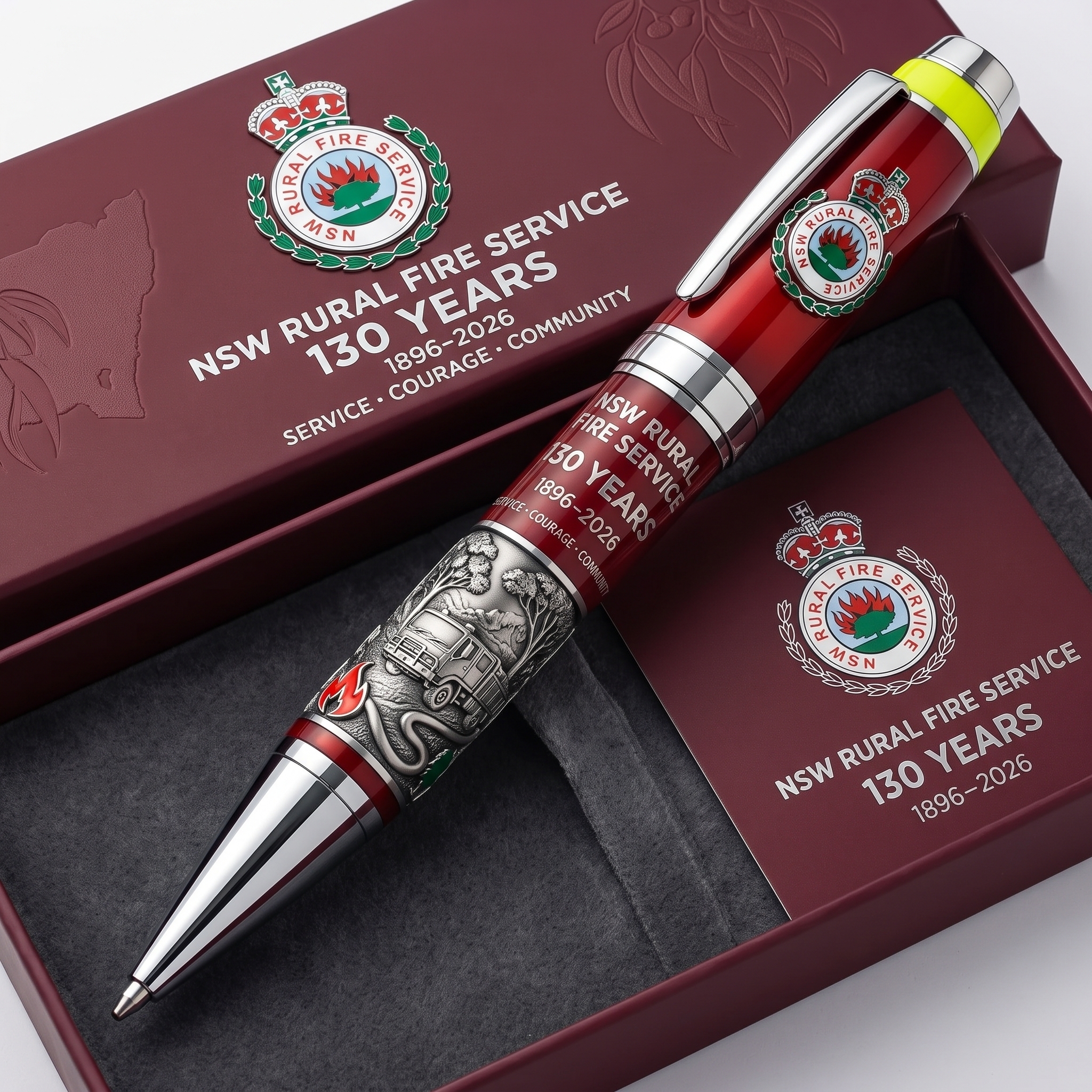 NSW Rural Fire Service 130th Anniversary Commemorative Ballpoint Pen