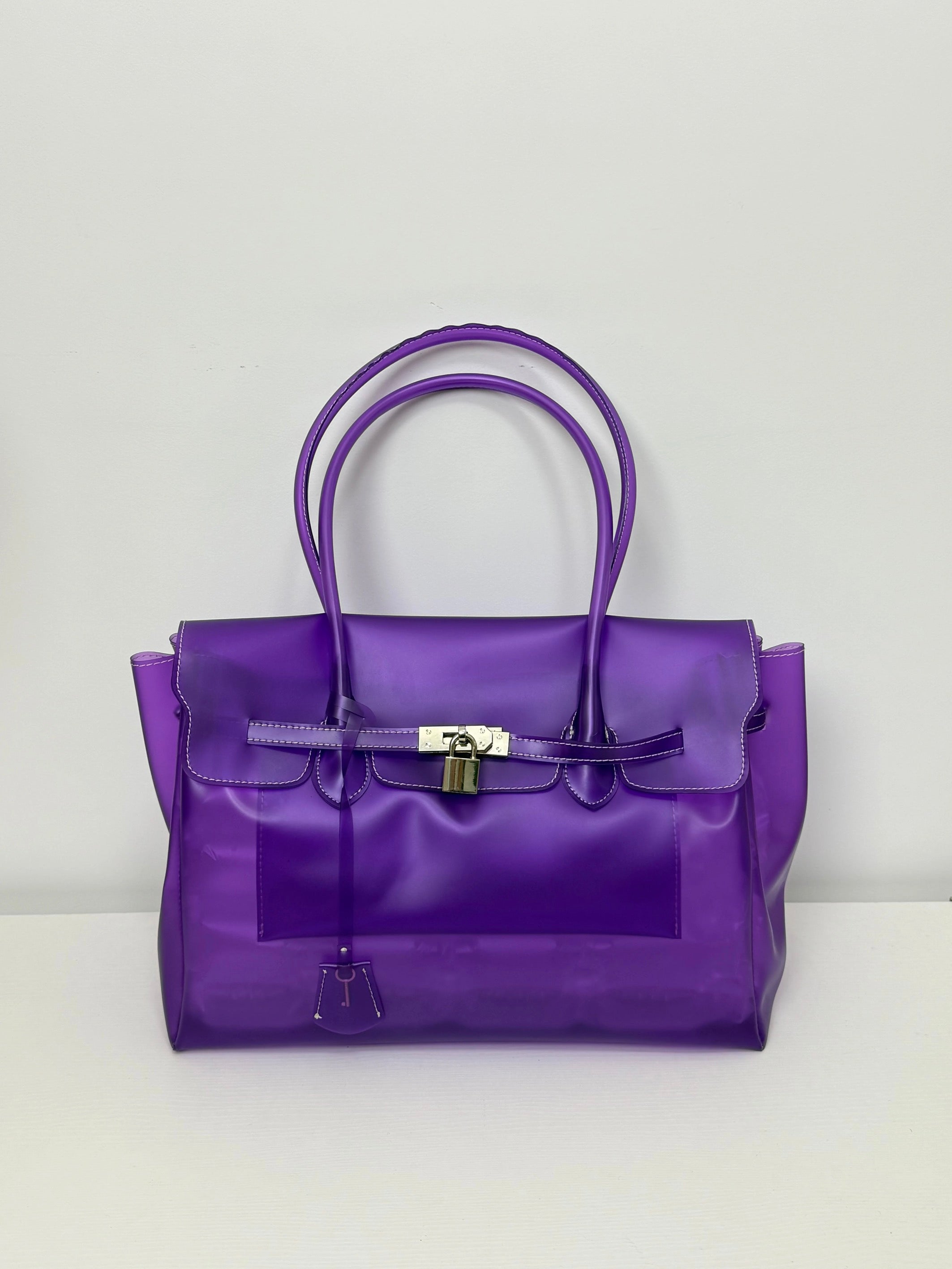 Girly Jelly Tote Shoulder Bag
