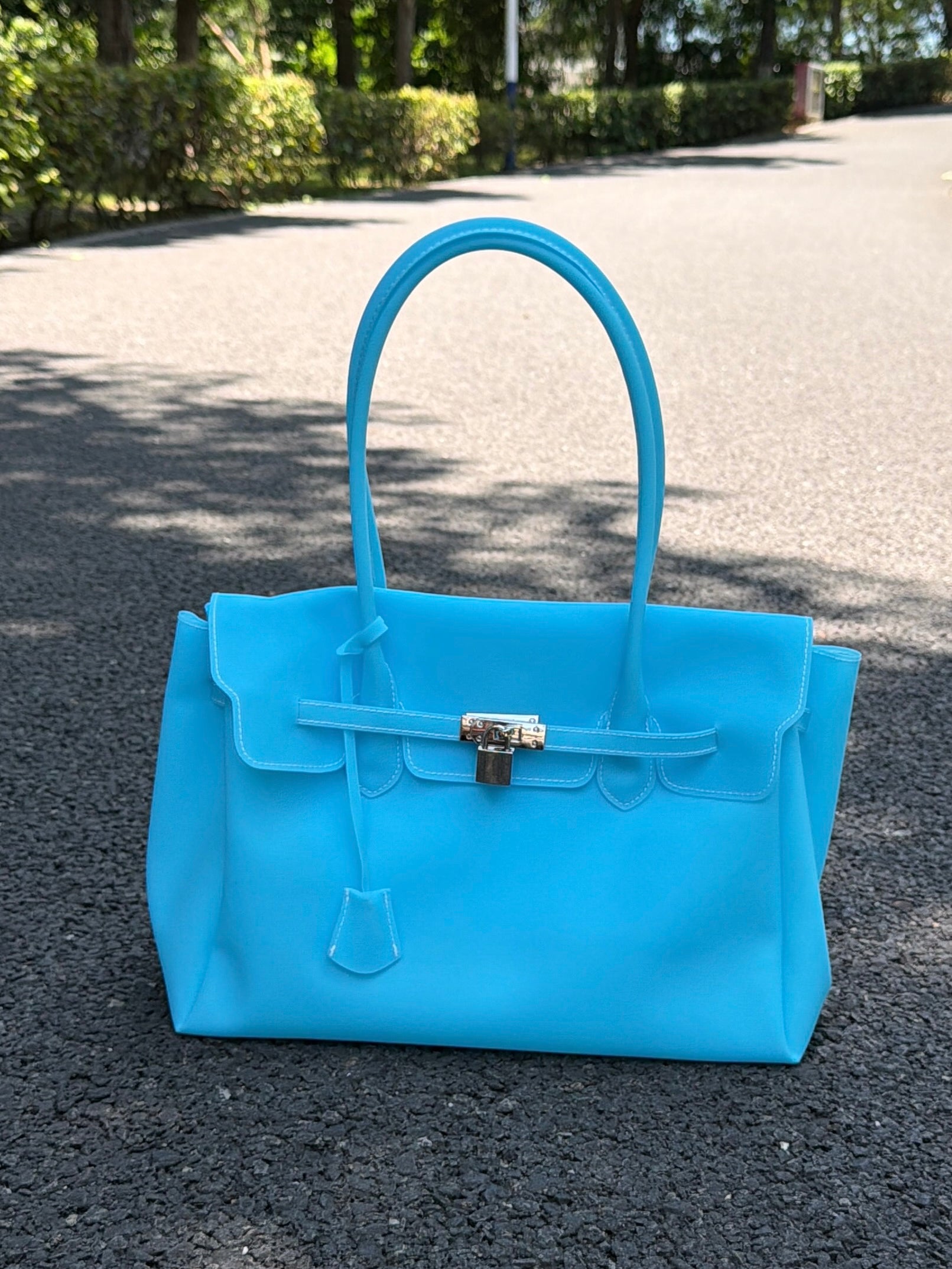 Girly Jelly Tote Shoulder Bag