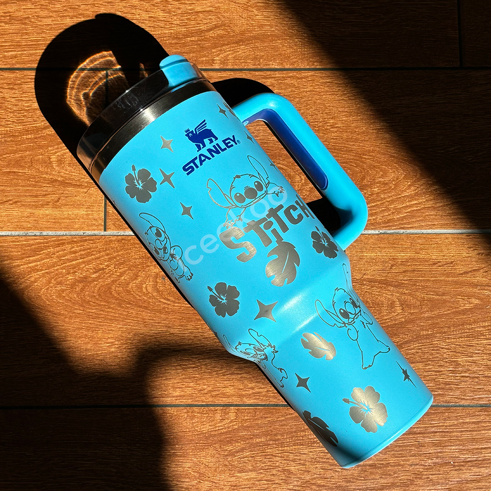 40oz Stitch Stainless Steel Vacuum Insulated Tumbler 🚢Free Shipping🚢