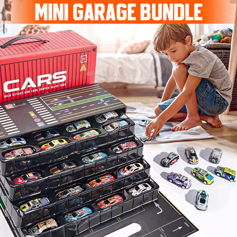 Gift set with mini pullback container for car 🚗🎁