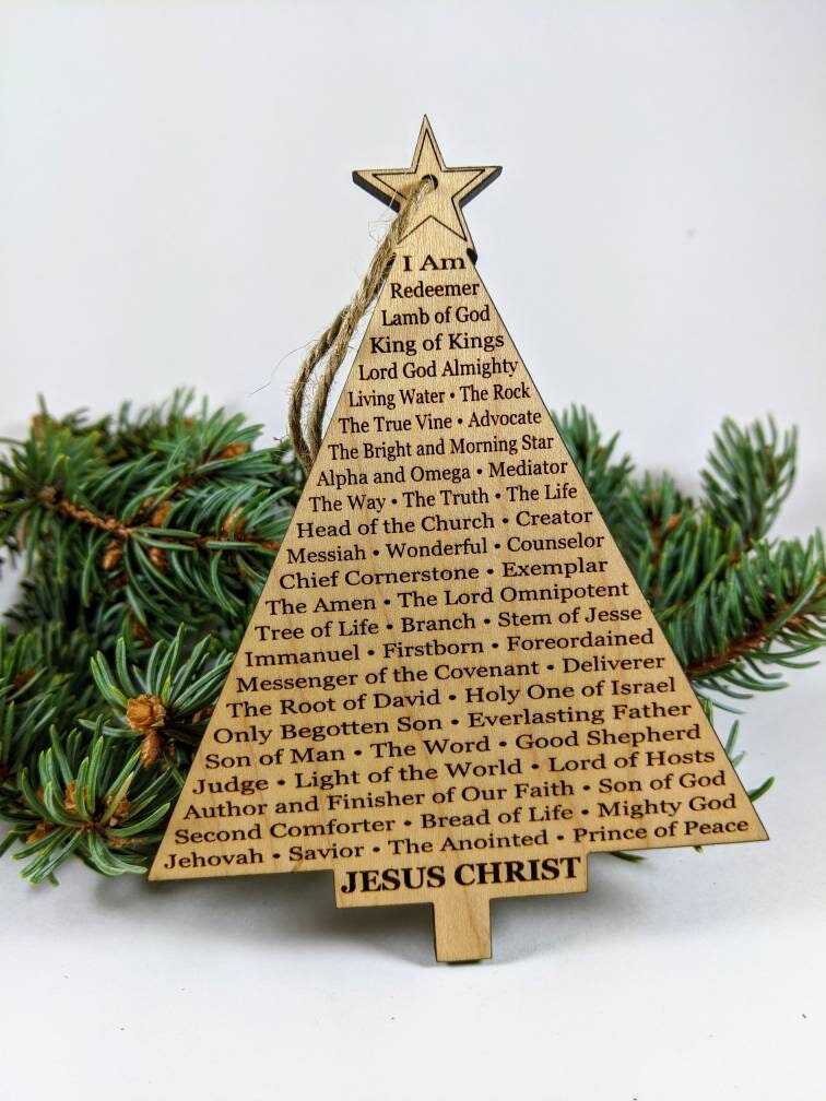 Names of Christ Ornament