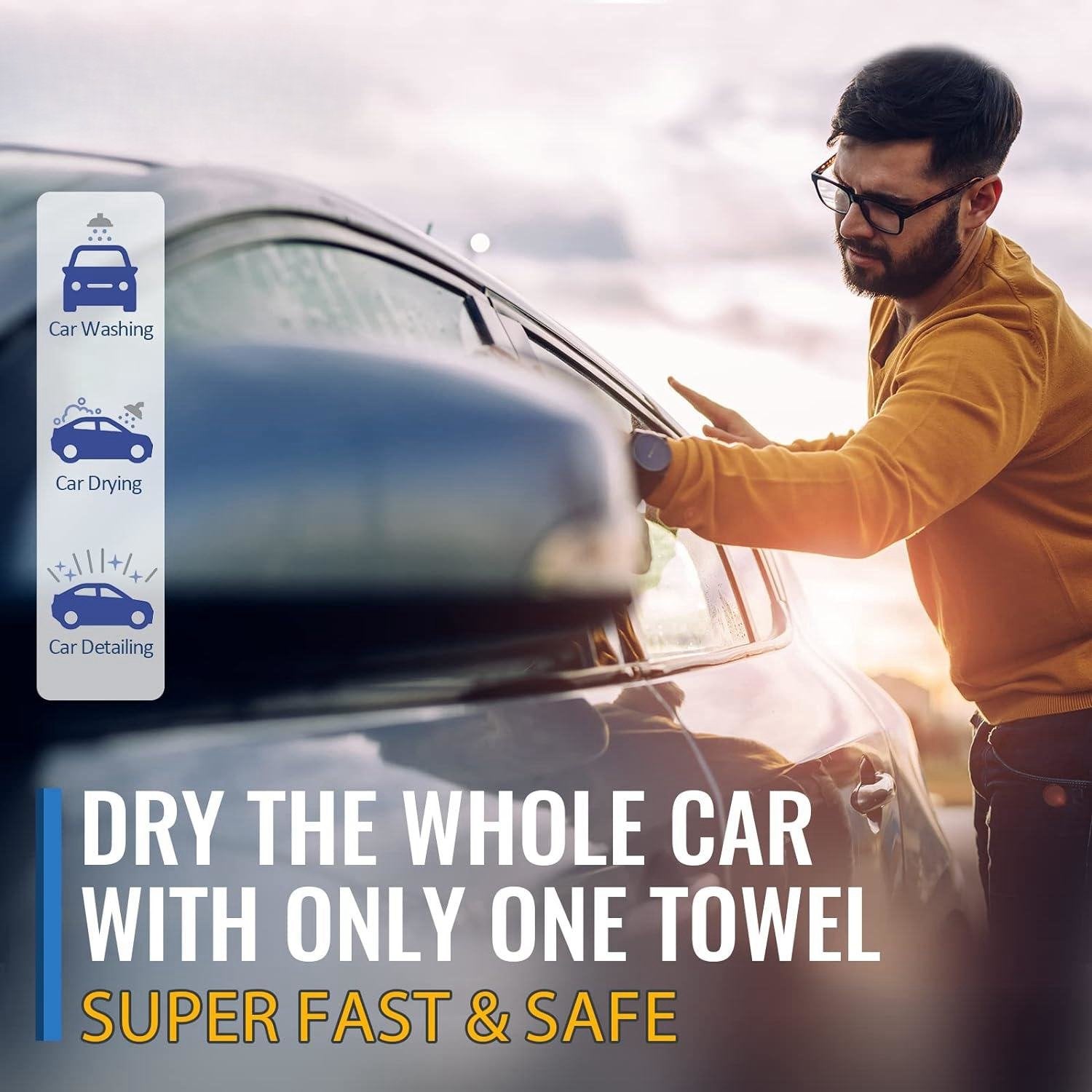 Microfiber drying towel for car 🔥