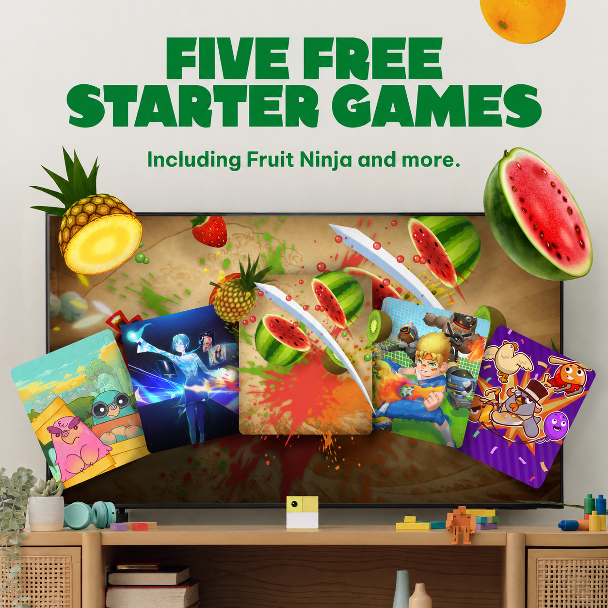 🔥 Controller-Free Motion Game Console for Kids & Families