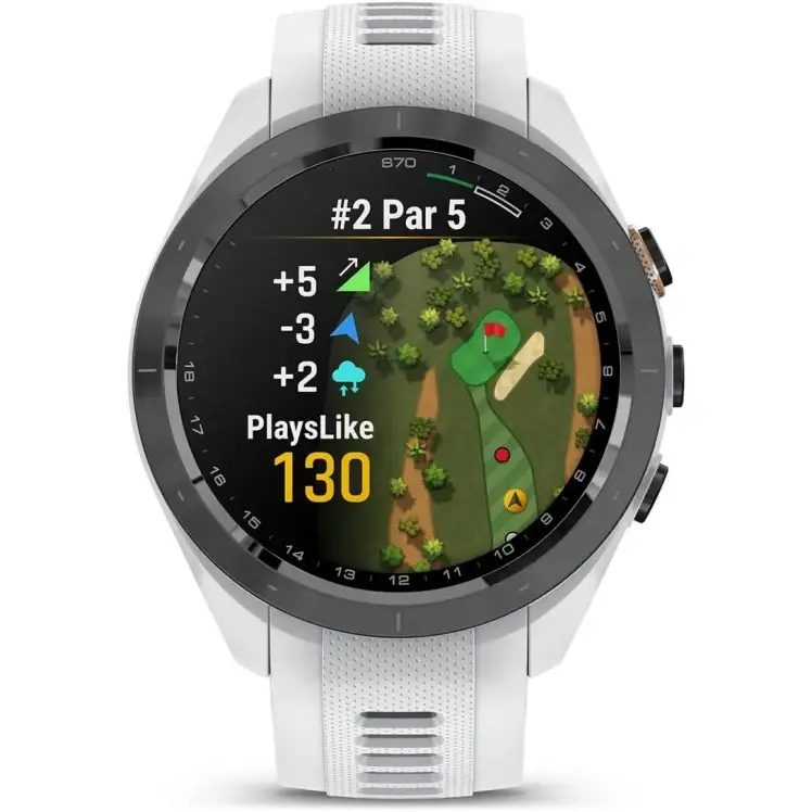 Spring Sale⛳S70 (White, 42mm) Golf GPS Watch Bundle