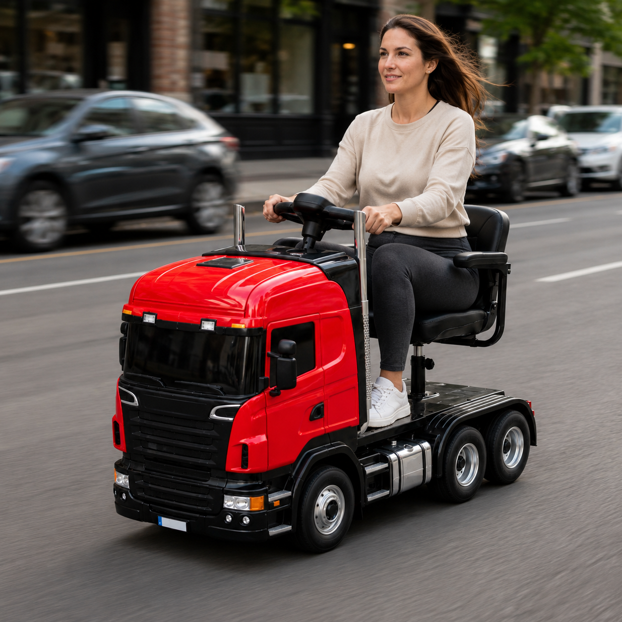🔥 Driveable Electric Mini Truck – Compact Personal Vehicle for Outdoor Fun