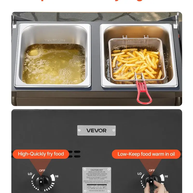 8QTx2 Outdoor  Deep Fryer