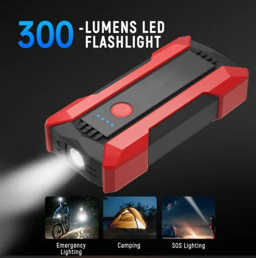 Portable Car Jump Starter with Force Start Function