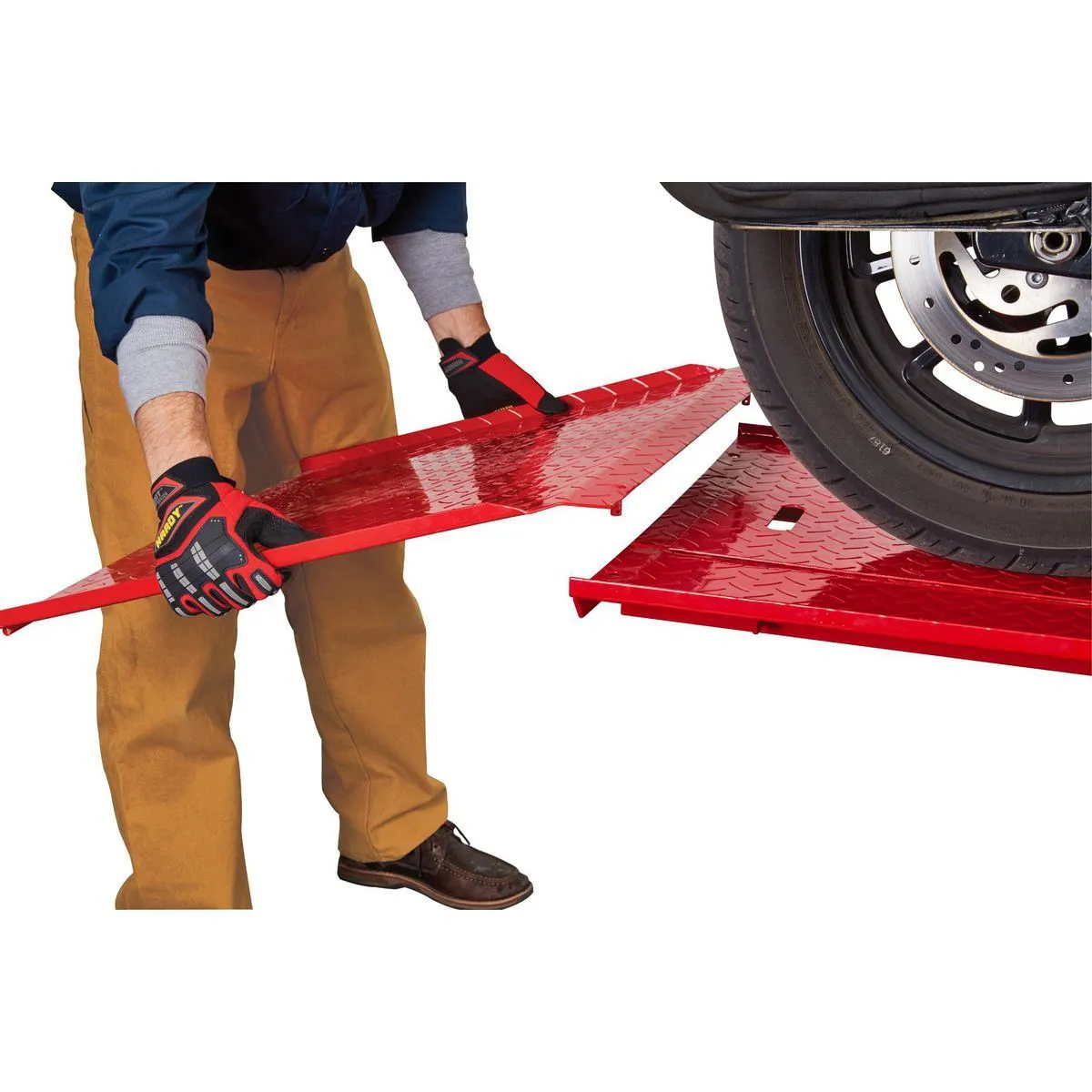 Motorcycle Lift 1000 LB (1/2 Ton) Capacity Lift ATV Lift Bike Stand Jack Table