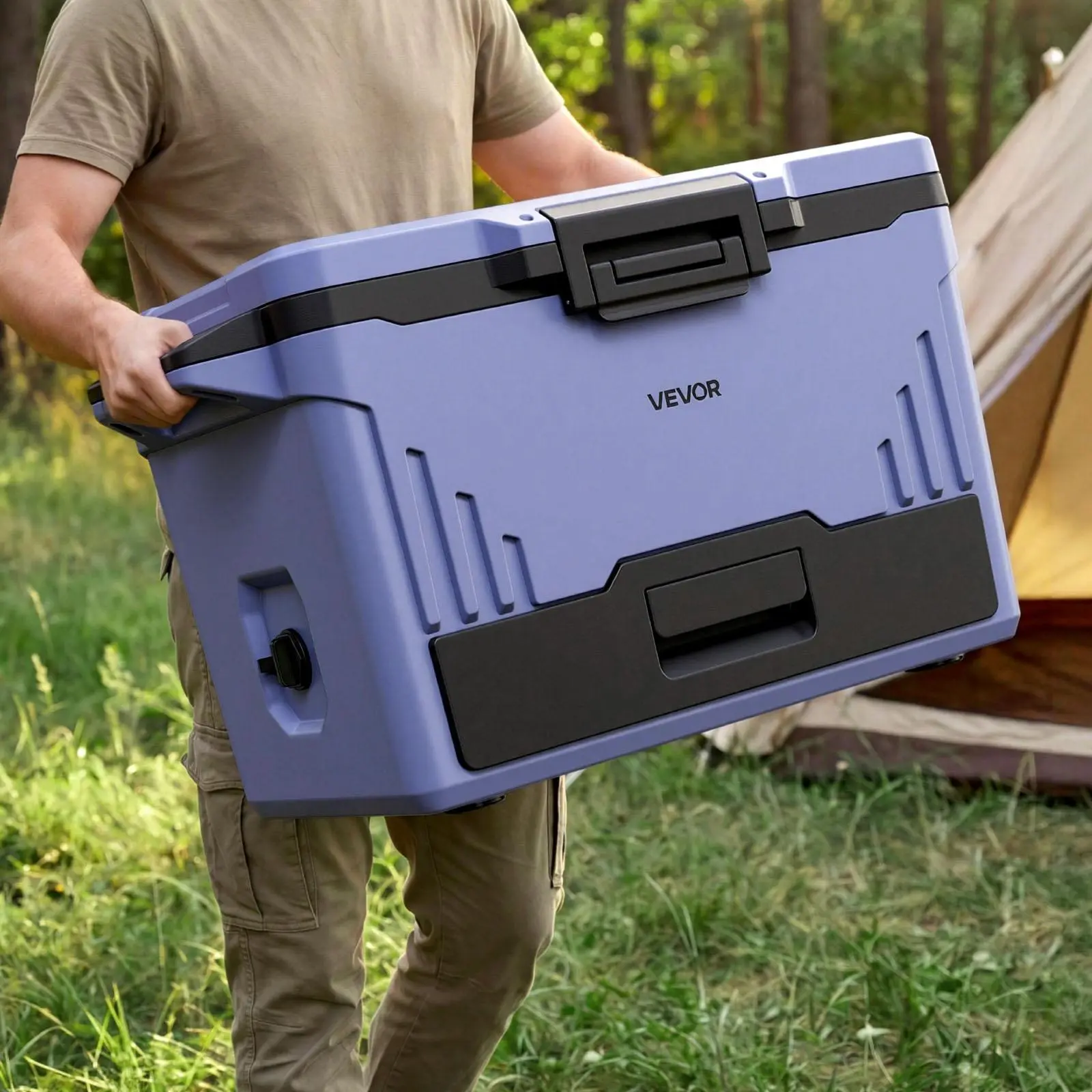 50QT Portable Hard Cooler for Camping