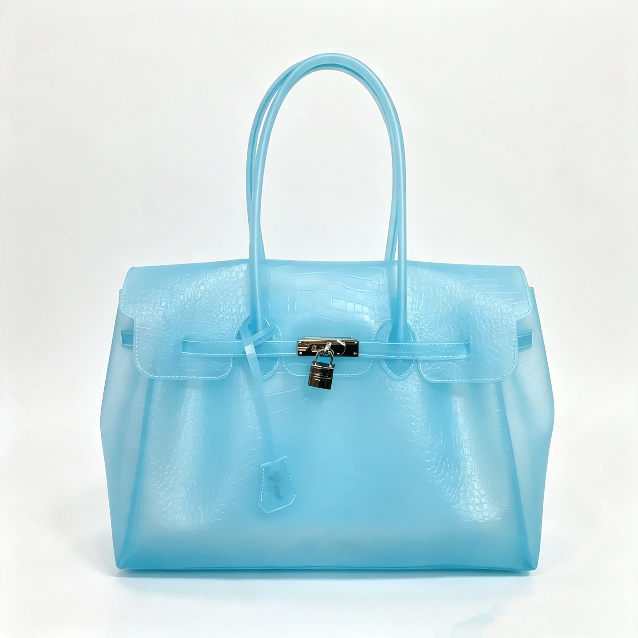 Girly Crocodile Jelly Tote Shoulder Bag