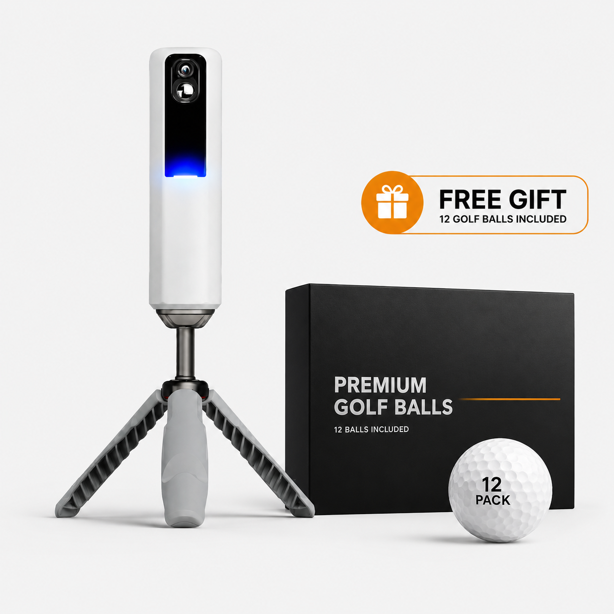 🔥Clearance Sale🔥 Smart Golf Launch Monitor – Swing Tracking, Shot Replay & Virtual Golf Practice