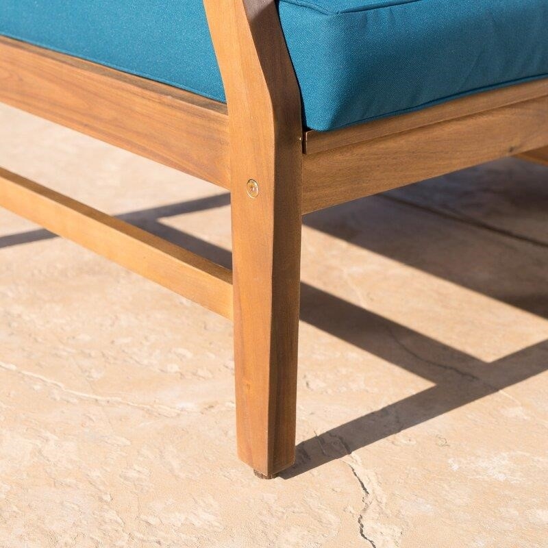 Theodore Solid Wood 6 - Person Seating Group with Cushions