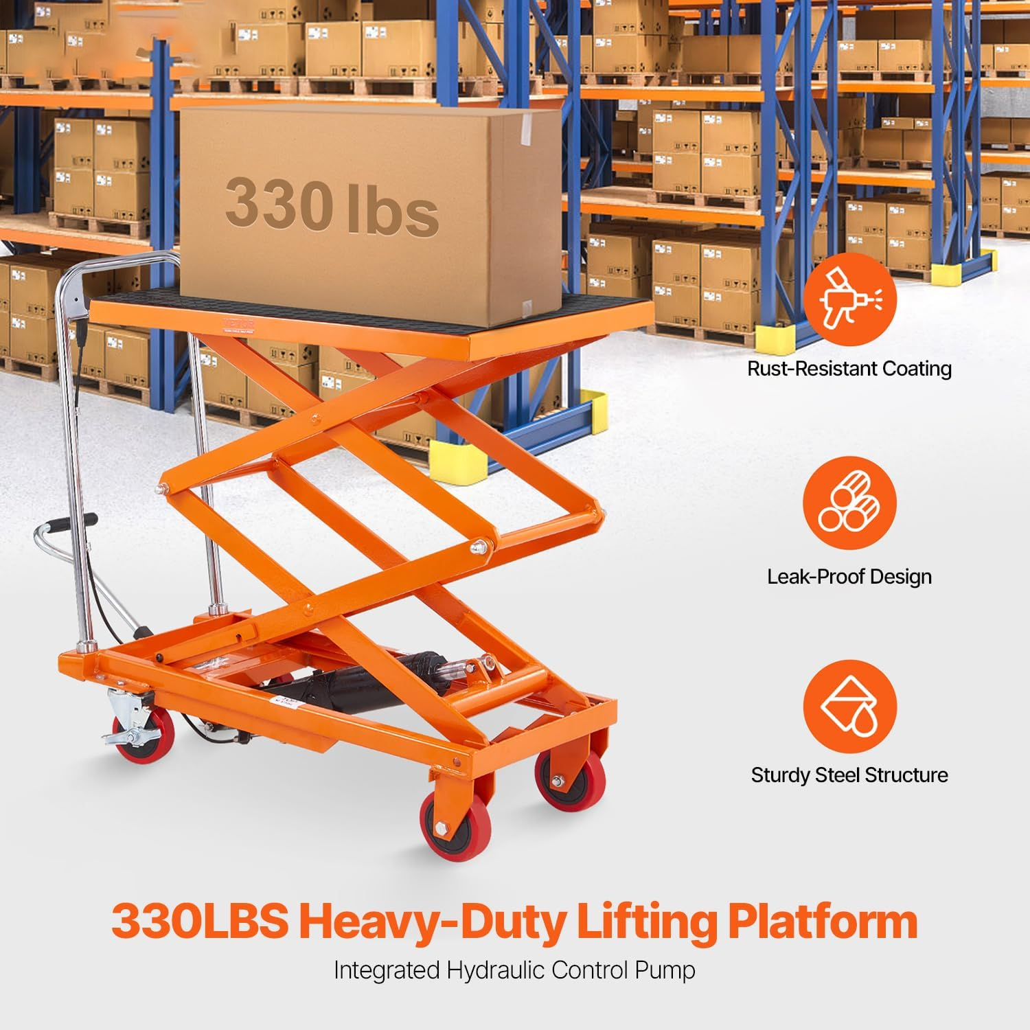 ⚡️Clearance sale Today Only — Hydraulic Lift Table Cart