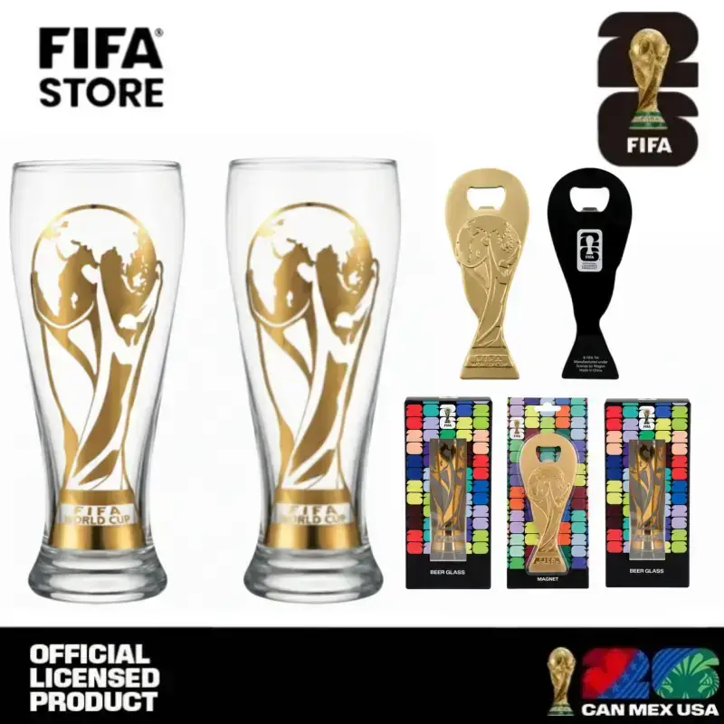 Father's Day Gift Trophy Shape Gold Rim Glass Cup Set, Premium Reusable Glasses for Party & Daily Home Use, Multiple Matching Sets Available
