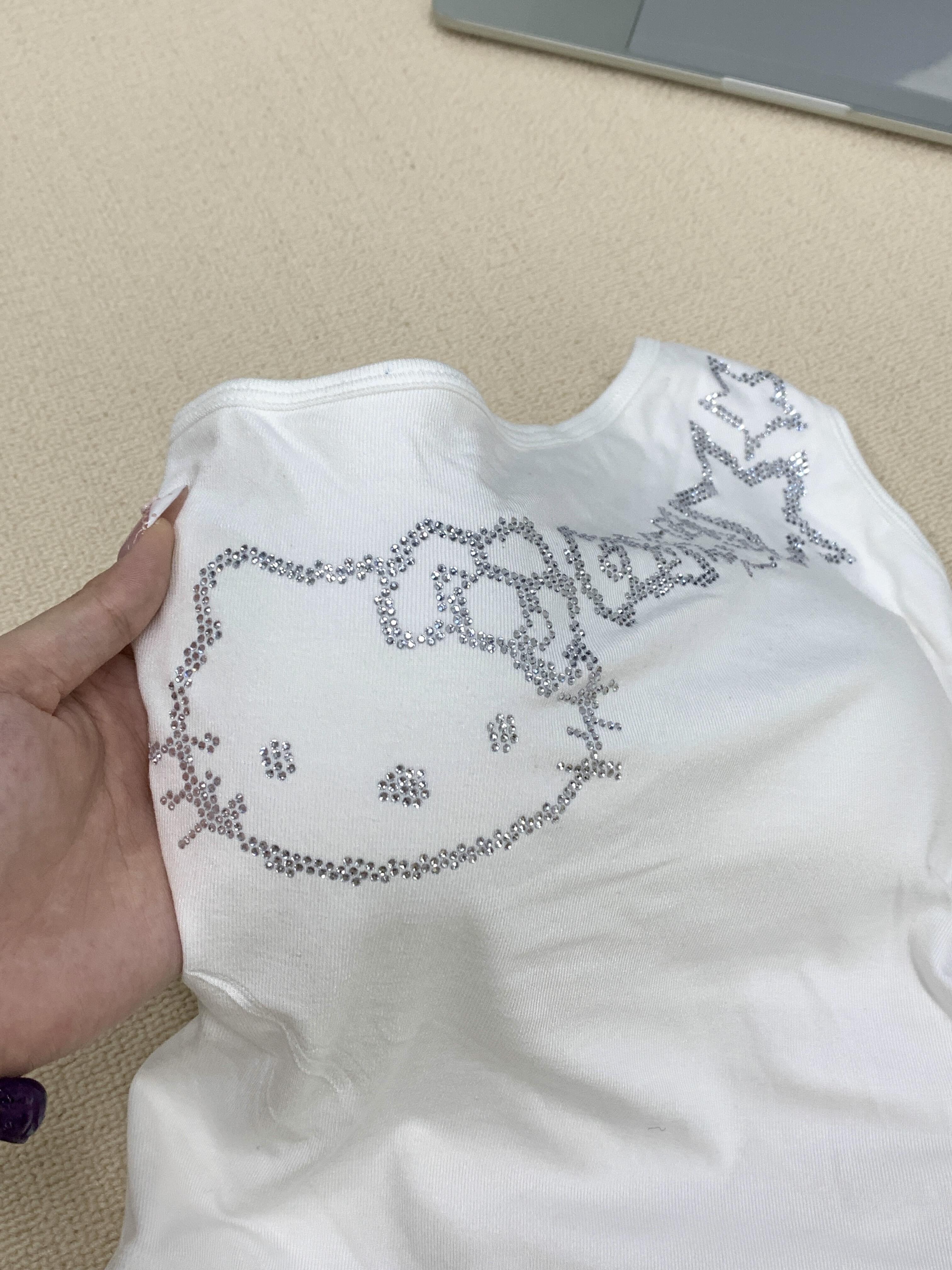 Hellokitty One Shoulder Tank Tops