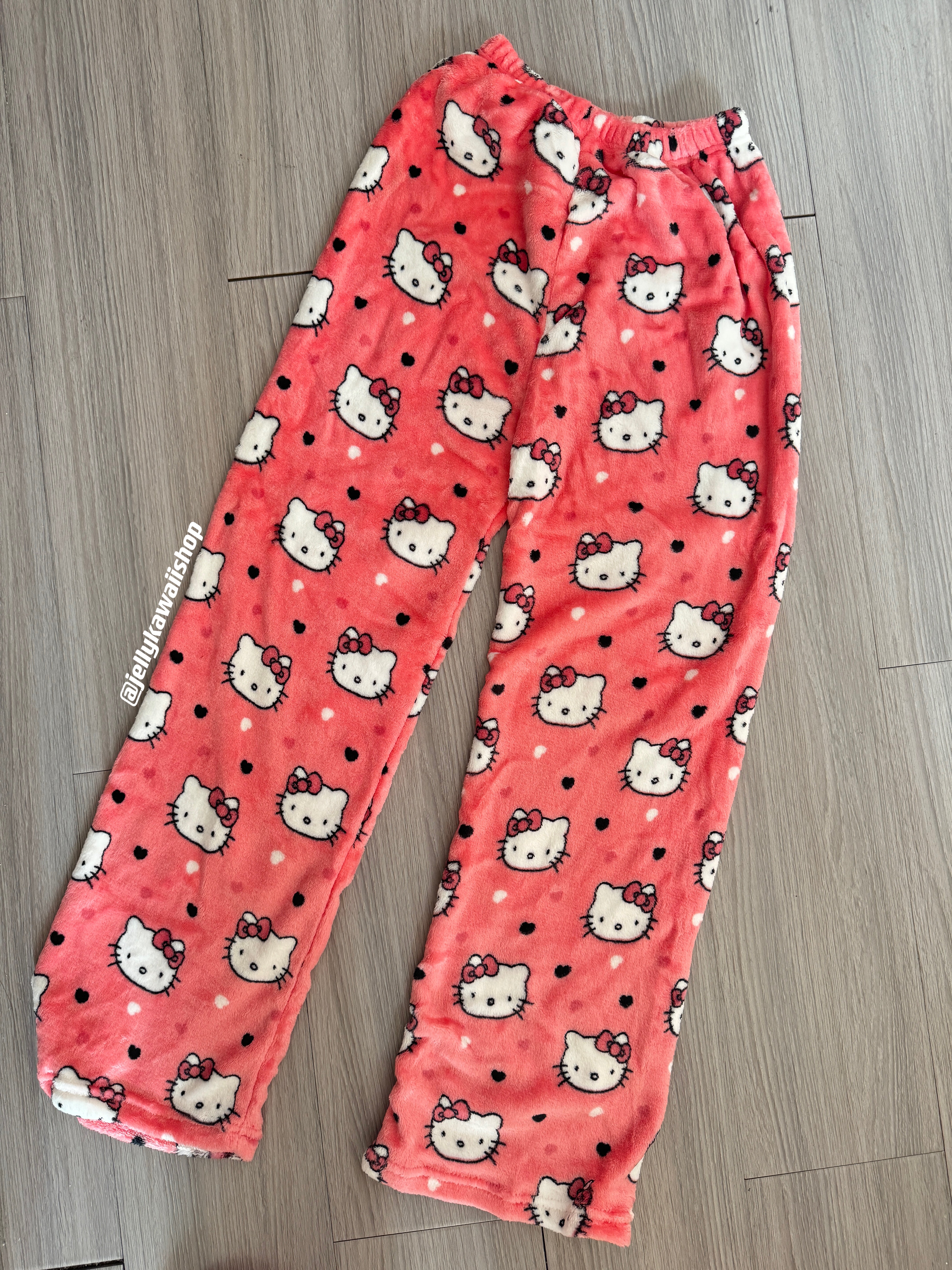 Hellokitty Pants Pajama Long Bottoms Pj Jammies