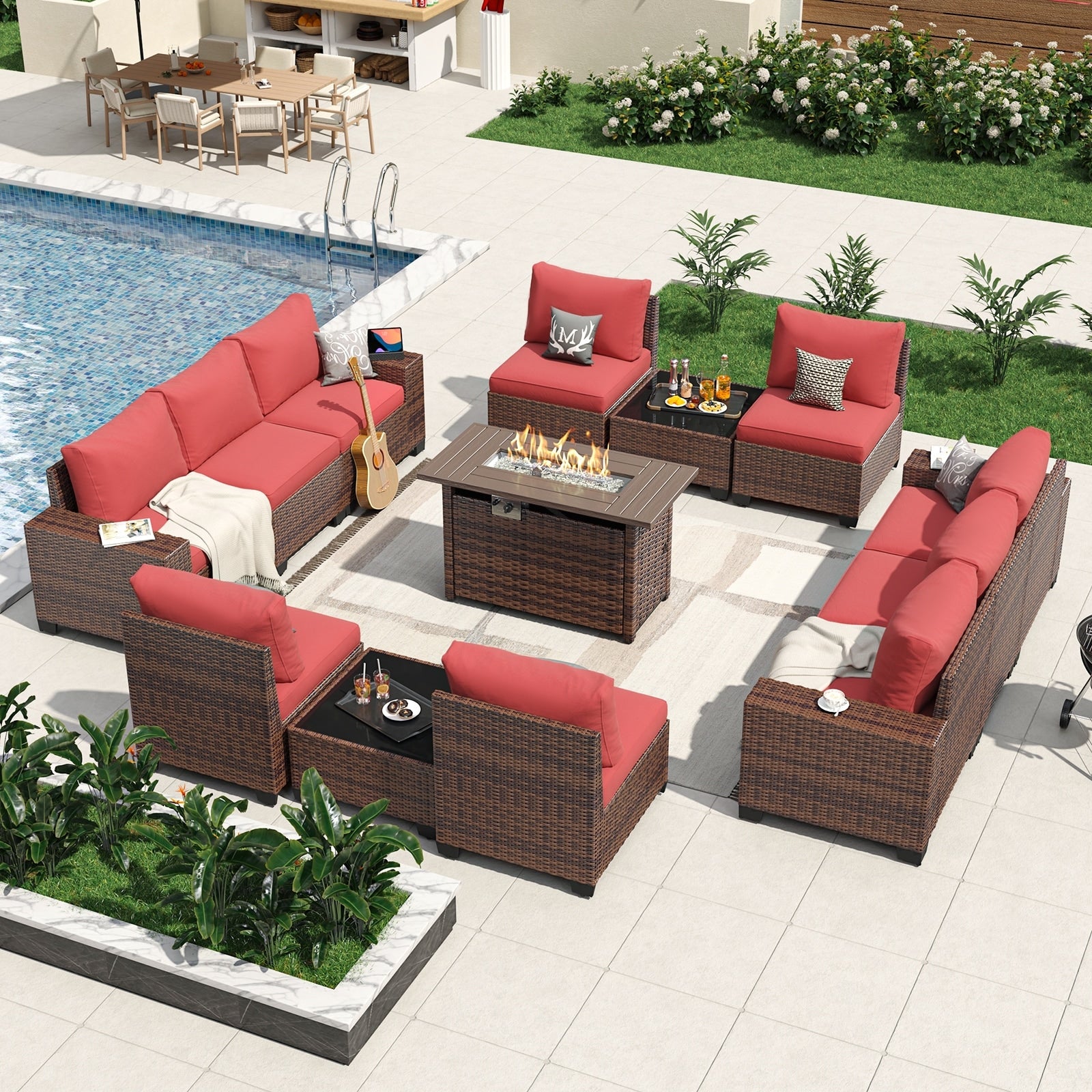 Patio Furniture Set , Outdoor Sectional Sofa Set