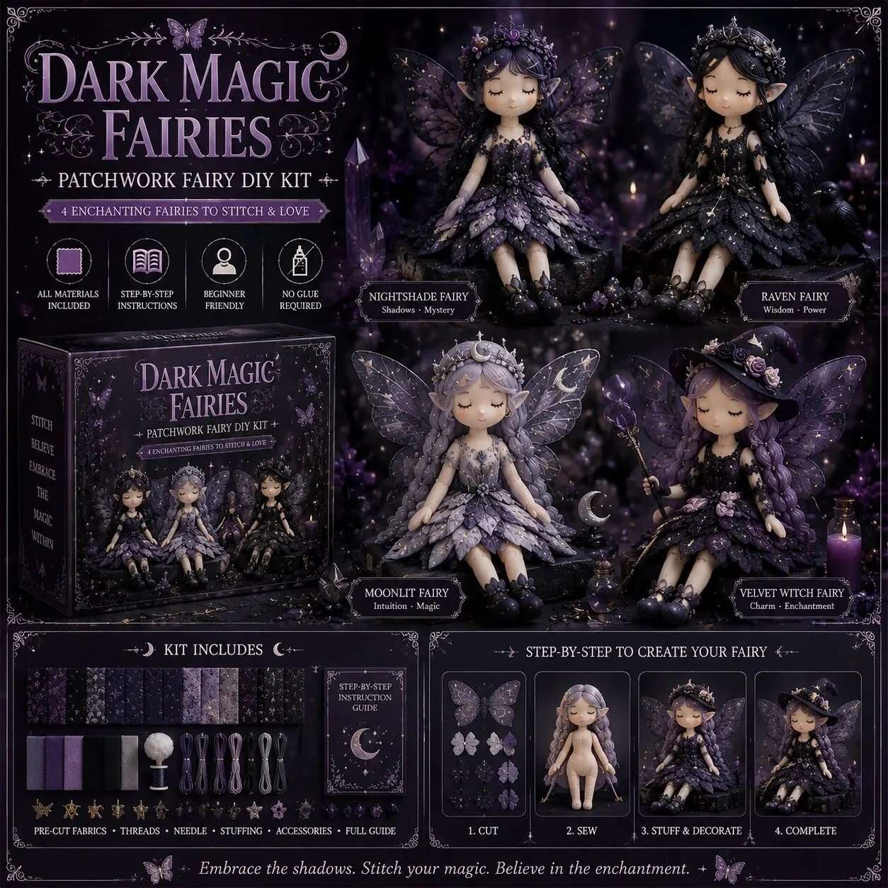 🔥LAST DAY 49% OFF🧵Fairy Patchwork DIY Collection