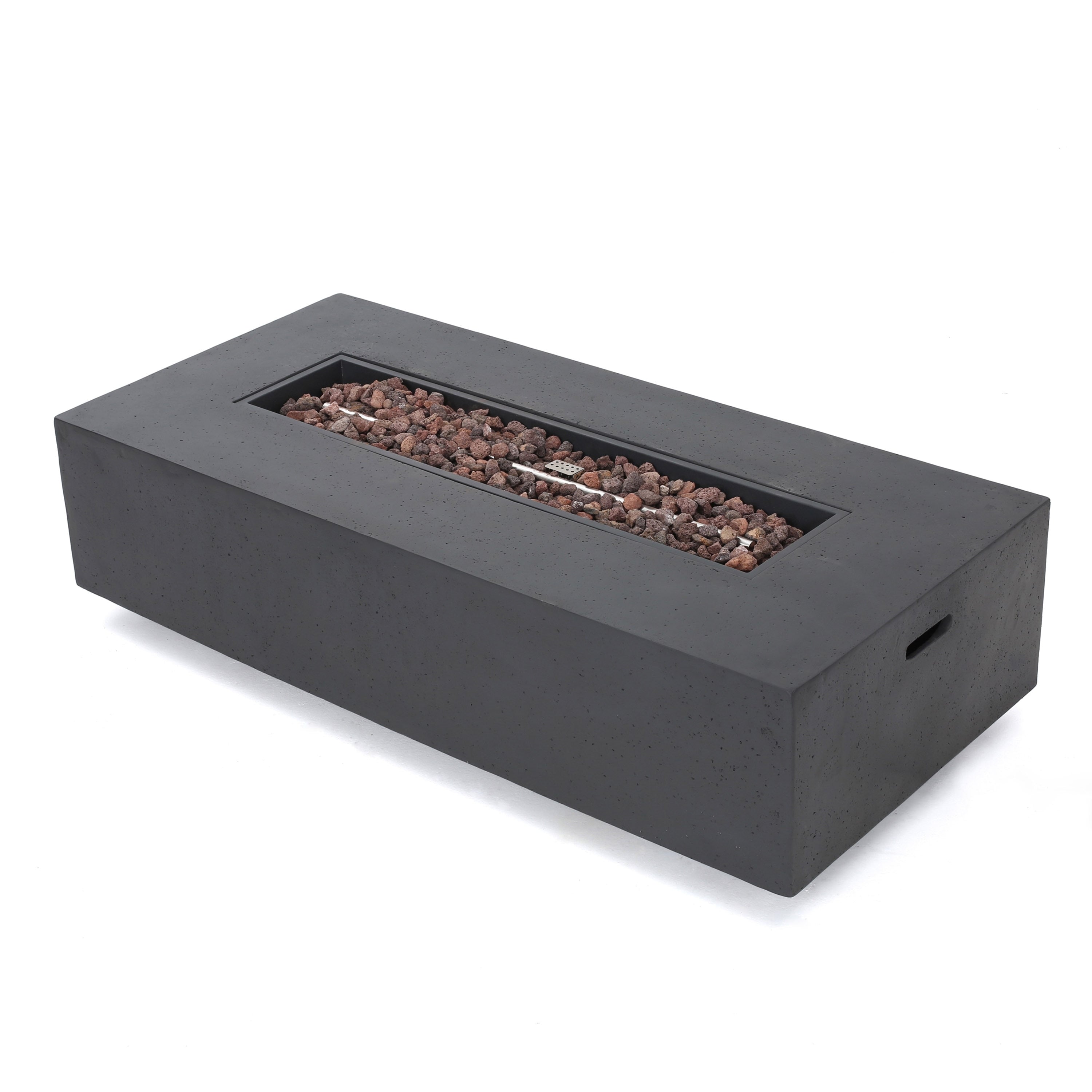 Cape Coral Aluminum 7-piece Sofa Chat Set with Fire Pit by Christopher Knight Home
