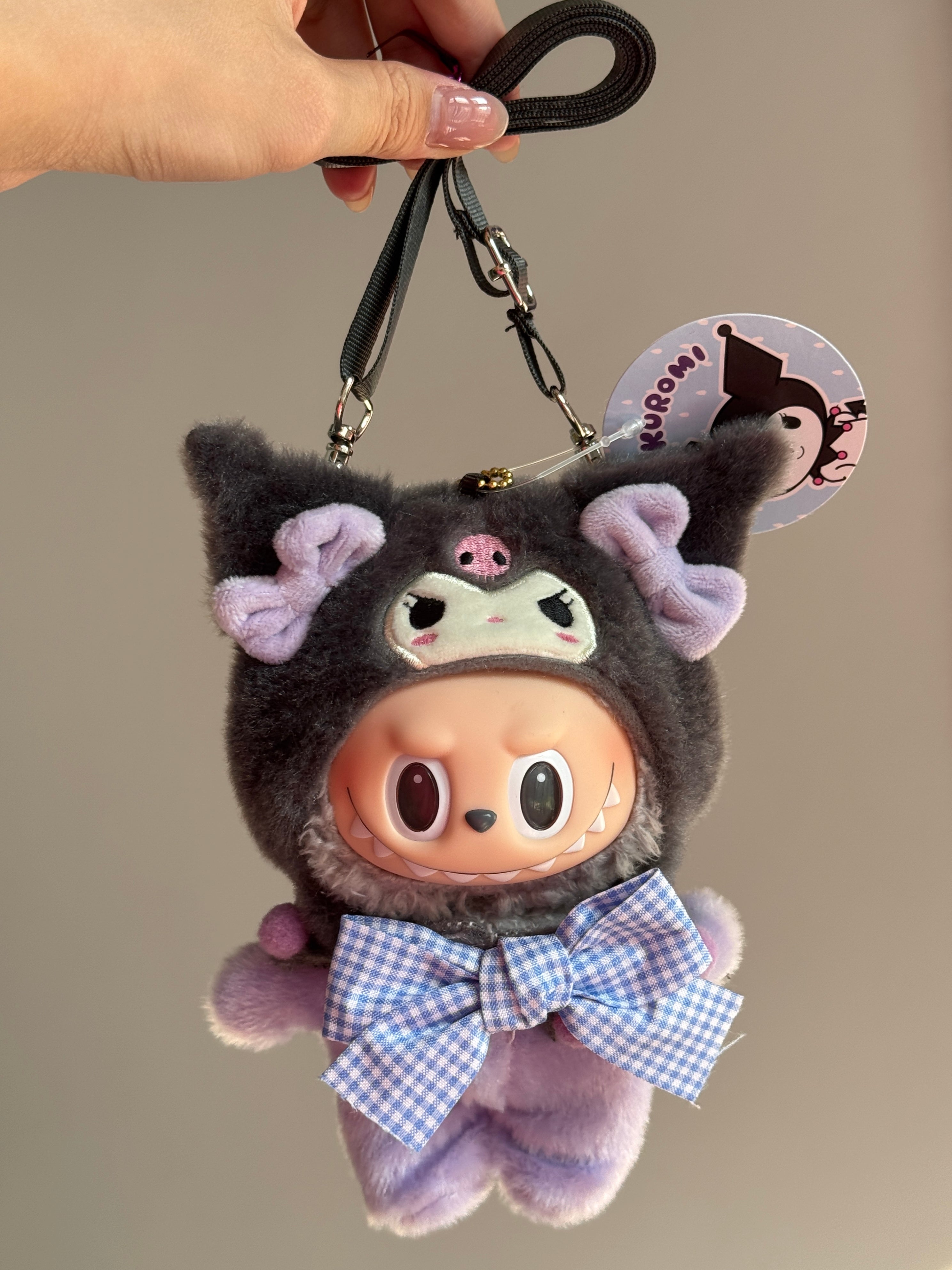 Sanrio Crossbody Bag 17cm Doll Clothes Suitable for 17cm Labubu Plushies Accessories