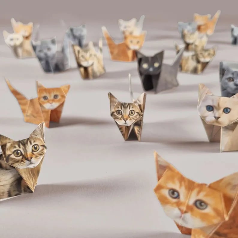 DIY Paper Cats