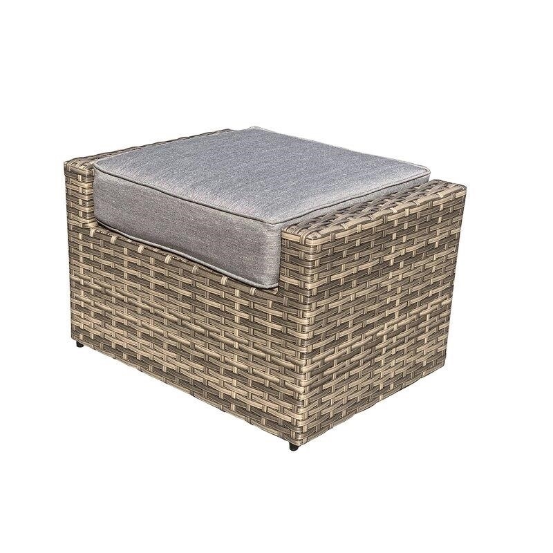 Alhambra Wicker/Rattan 8 - Person Seating Group with Cushions