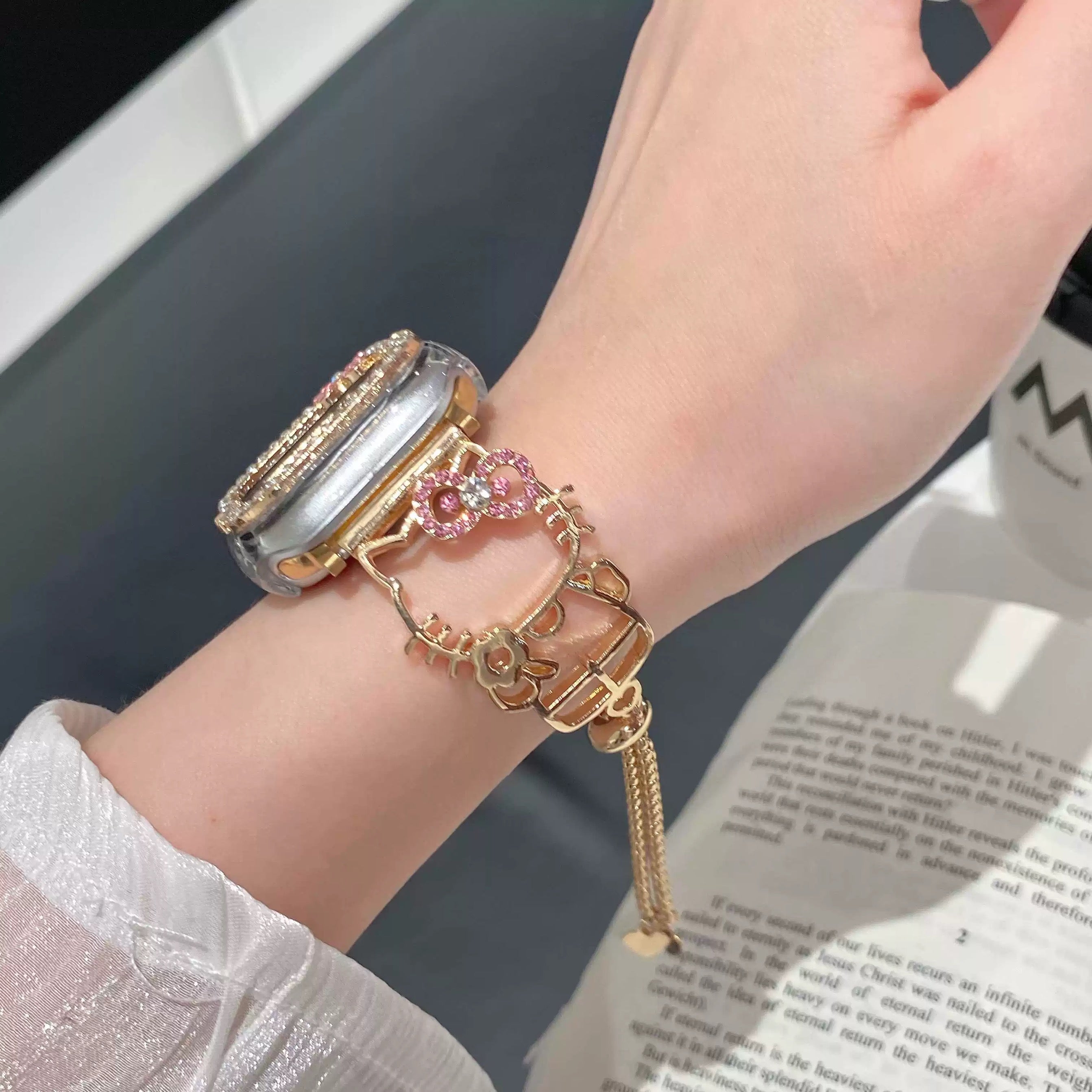 Hellokitty Shape Apple Watch Band Strap Bands Bracelet