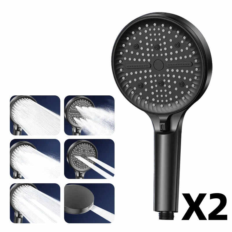 High-Pressure Adjustable Rainfall Shower Head