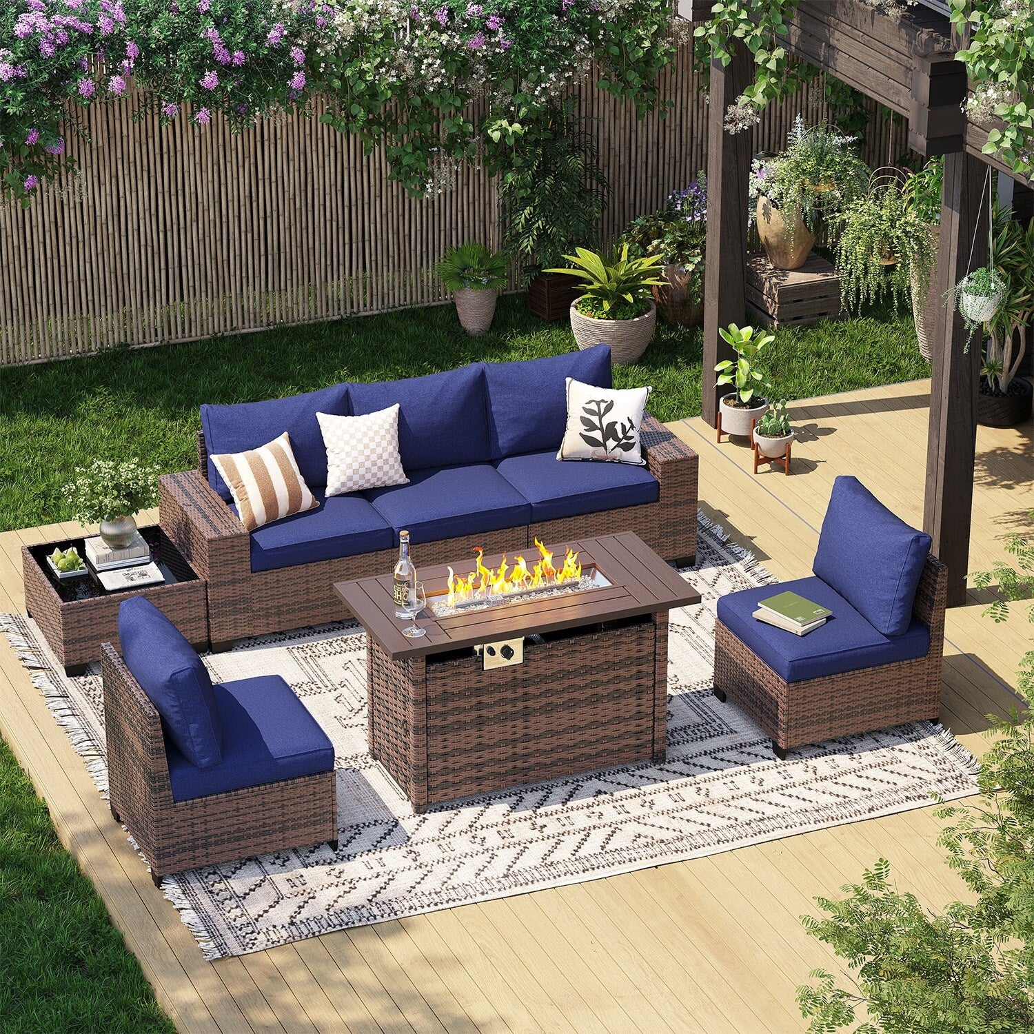 Patio Furniture Set , Outdoor Sectional Sofa Set