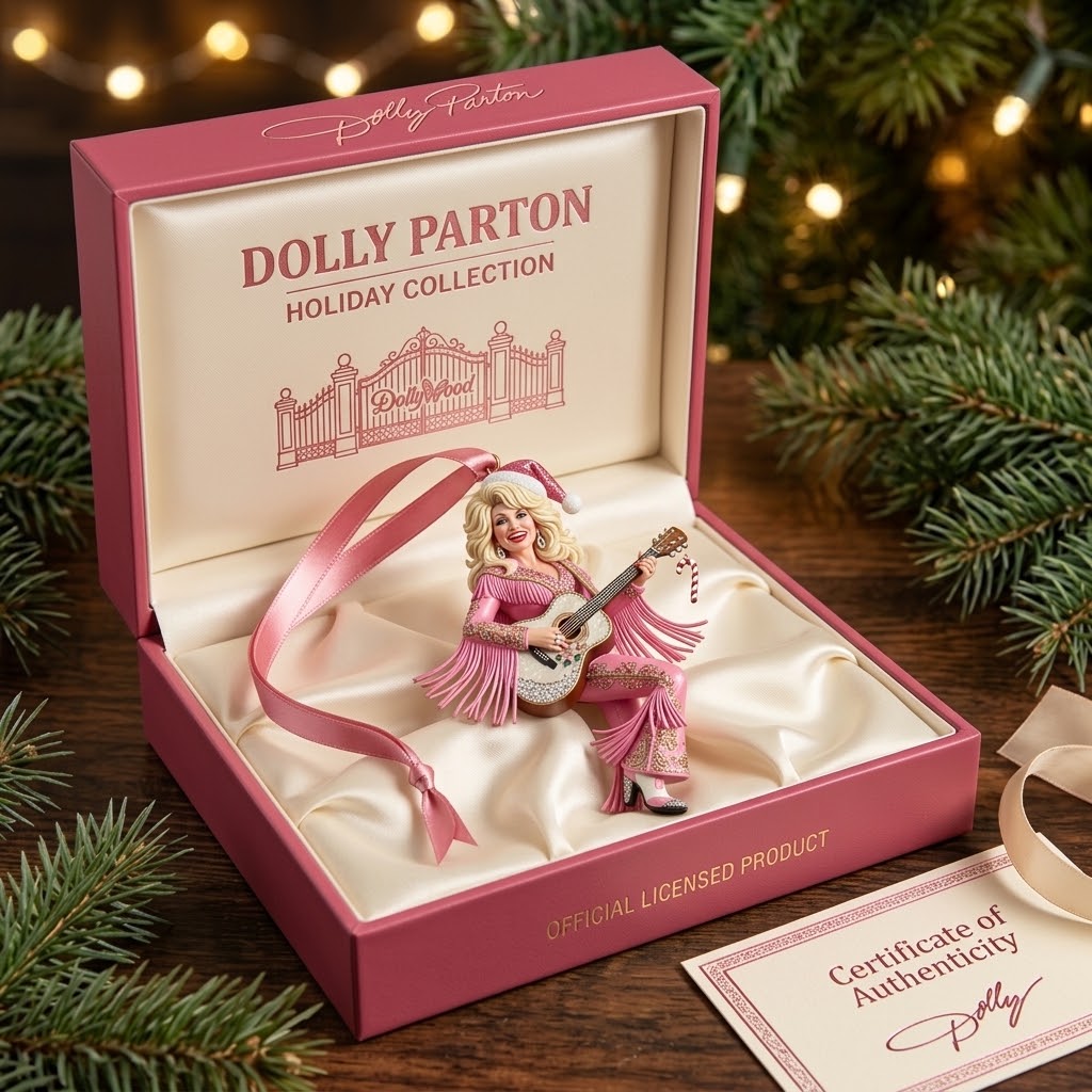 Sparkle and Shine this Season:The Queen of Country Music Ornament