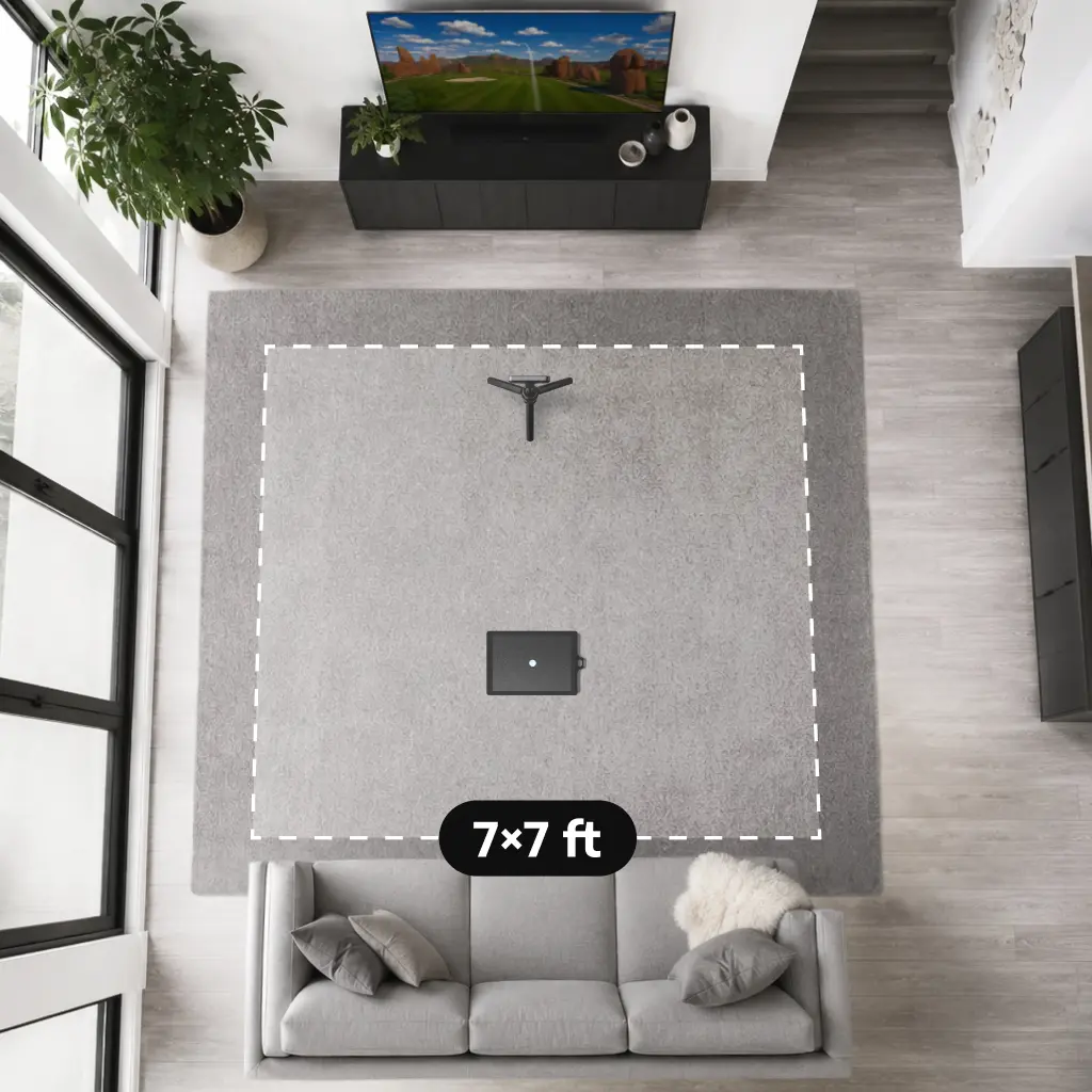 Golf At Home No Ball Golf Simulator