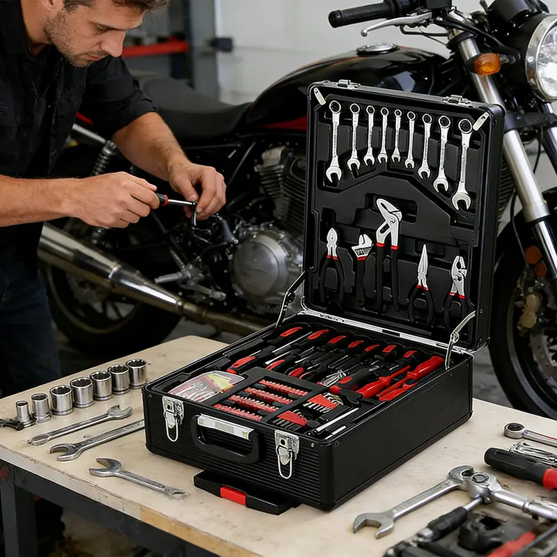 🔥Last Chance Sale🔥Bourvill 899-Piece Tool Set with Wheeled Cabinet