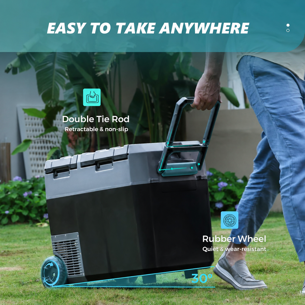 🔥 Limited-Time Deal | 48QT Portable Electric Cooler with Built-In Ice Maker