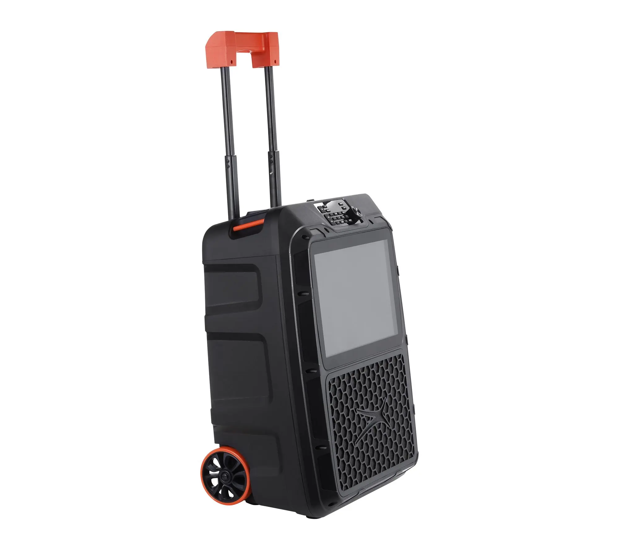 🔥 Turn Any Place Into a Party! 14.1” Screen Portable Entertainment Speaker with 2 Wireless Mics