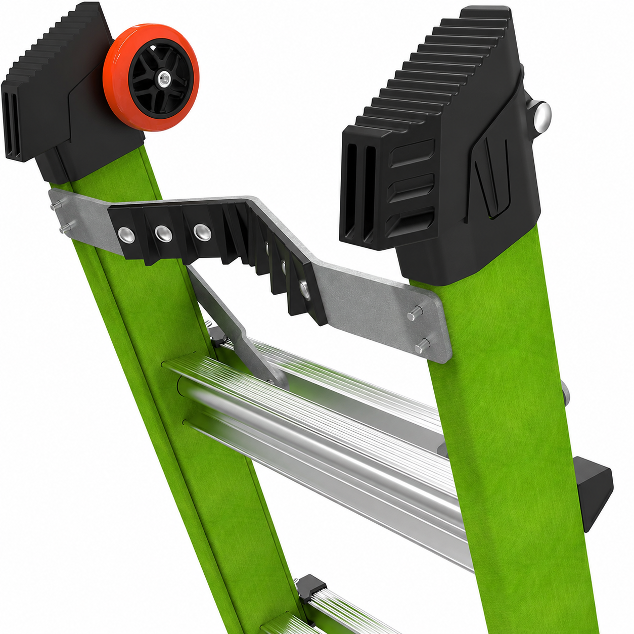 🔥 All-Terrain Multi-Position Fiberglass Ladder – Heavy-Duty, Stable & Easy to Move