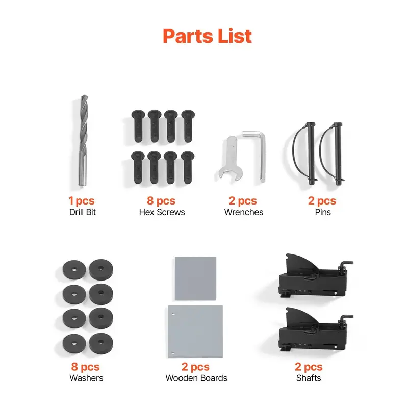 Snow Plow Kit 22-32 in Adjustable Universal Blade