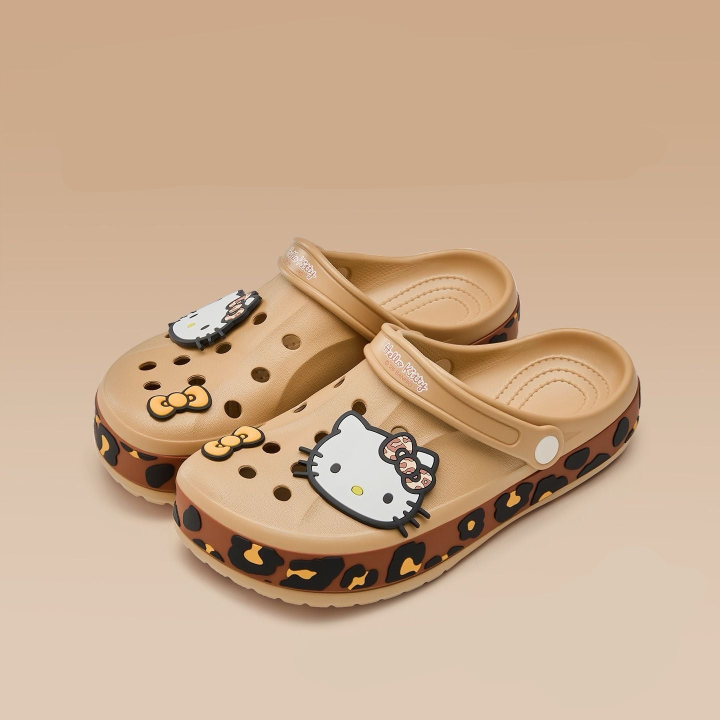 Hello Kitty Leopard-print Clogs Sandal Shoes