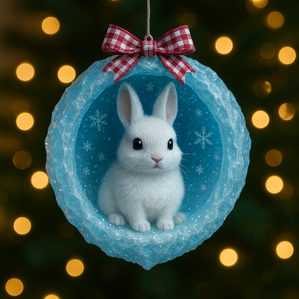 Ice Crystal Cave Animal Ornaments