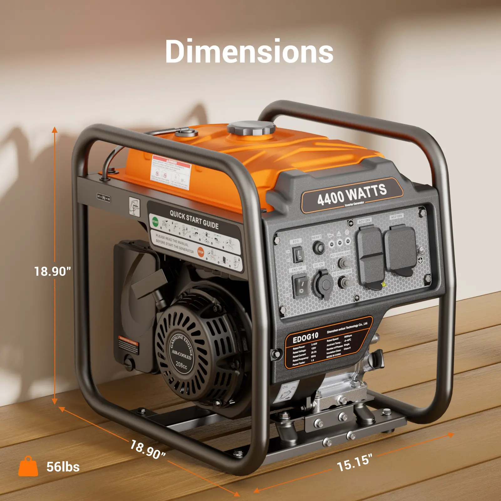 🔥 Limited Deal – 4400W Inverter Generator with 30A RV Ready Power