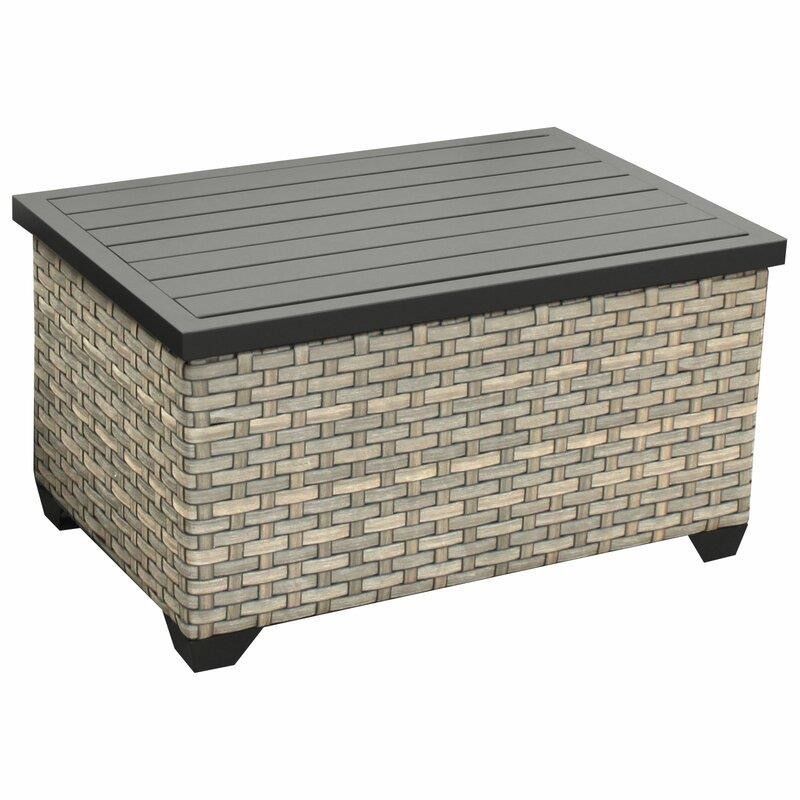 Rochford All Weather Wicker/Rattan 4 - Person Seating Group with Cushions