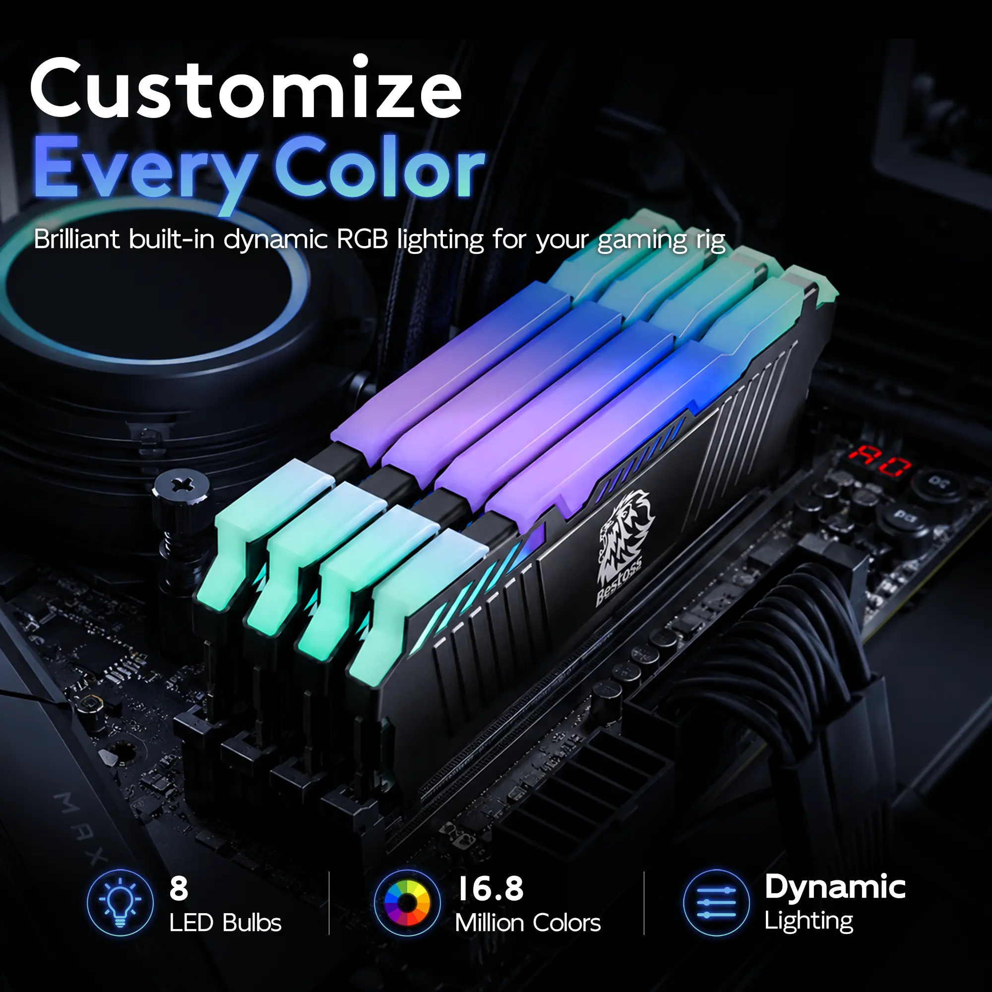 ⚡️Clearance sale⚡️RGB DDR4 3200MHz Desktop RAM
