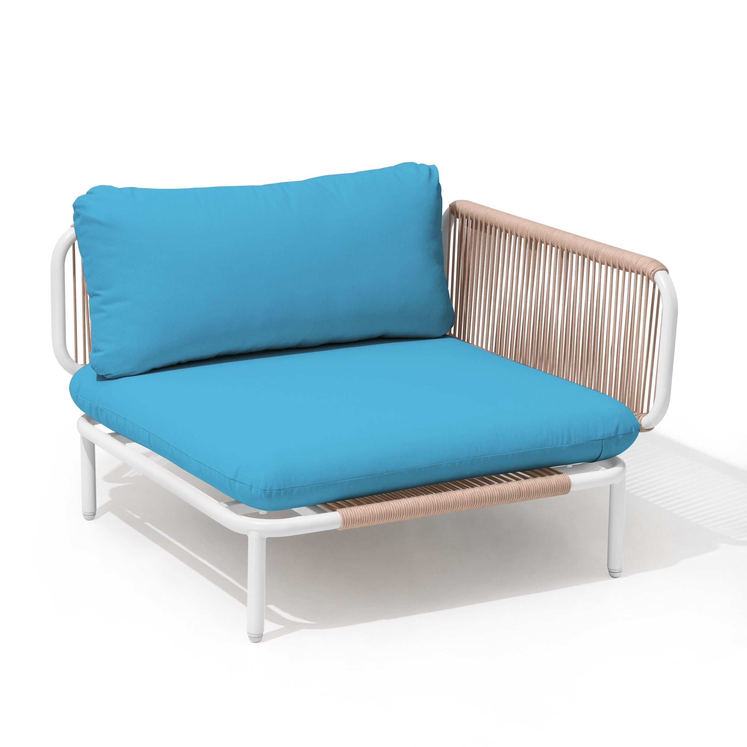 Outdoor Cushioned Sectional Sofa Chat Set Patio Furniture Conversation Set, Free Combination
