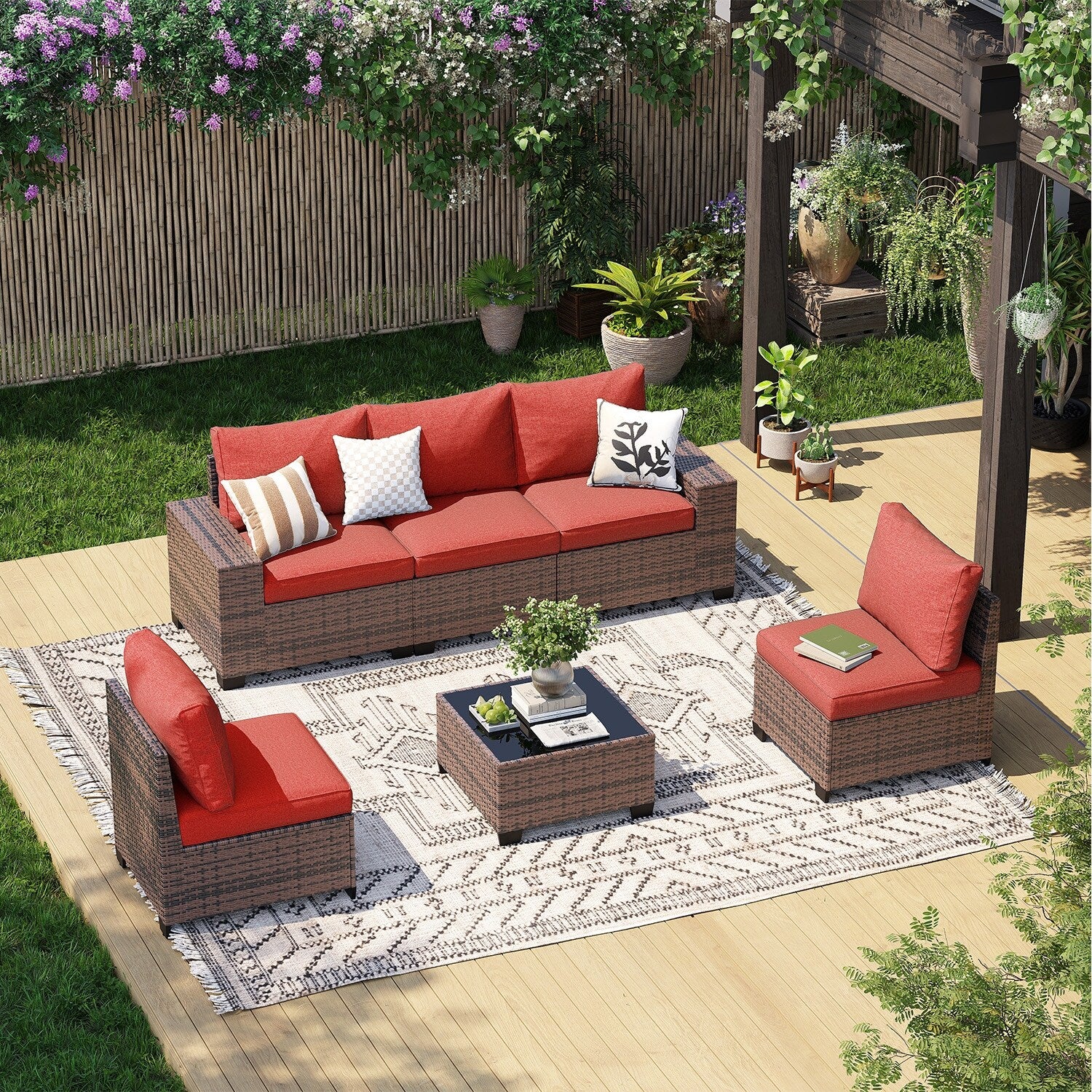Patio Furniture Set , Outdoor Sectional Sofa Set