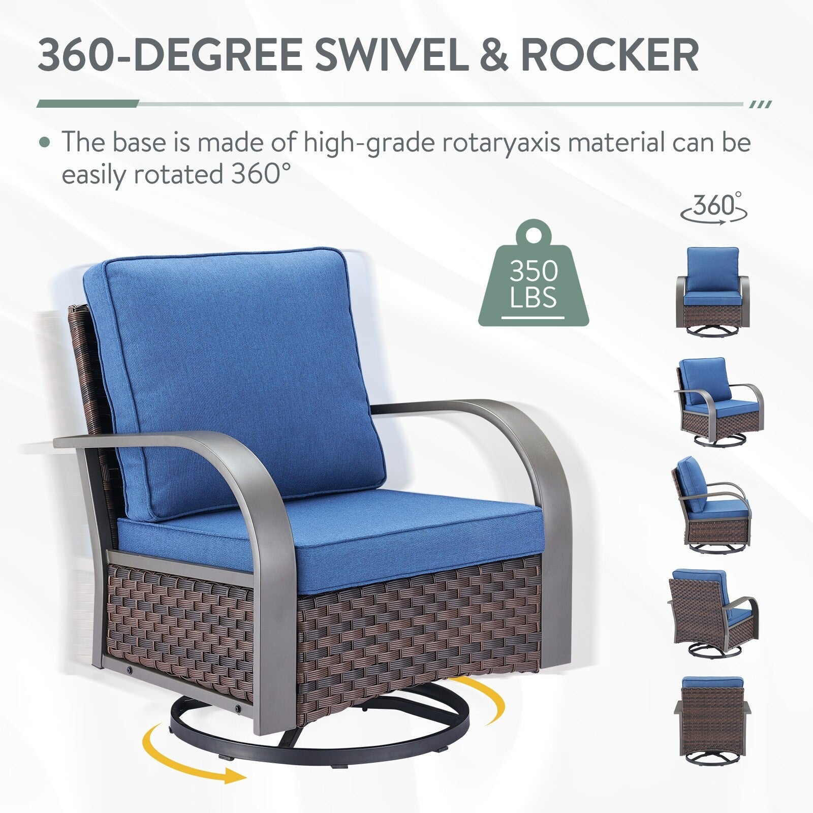 Outdoor Patio Chair with Fire Pit Table Set