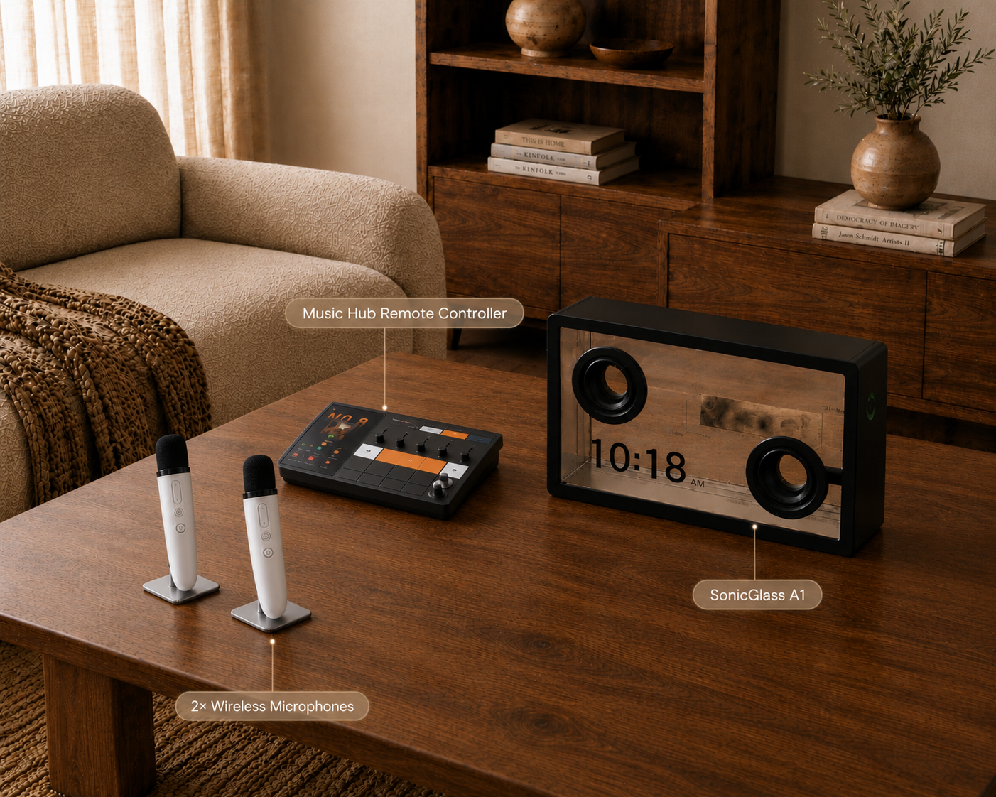 🏭 Factory Promotion – AI Lyric Transparent Speaker, See Your Music Come Alive 🎶✨